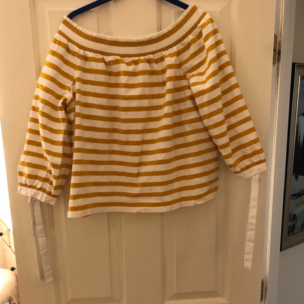 J. Crew off the shoulder top